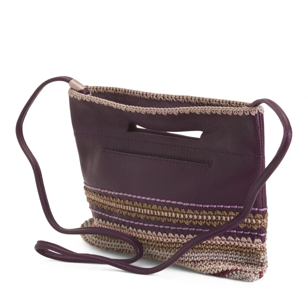 🎉LAST PIECE 🎉 THE SAK Handmade In Bali Leather Crochet Convertible Crossbody‎